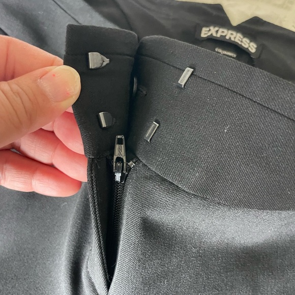 Express The Columnist Black Trousers - Picture 5 of 10